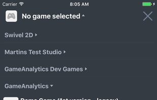 GameAnalytics screenshot 2
