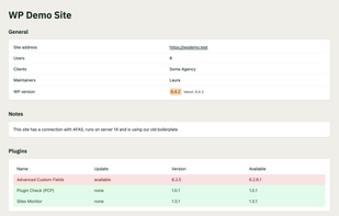 Sites Monitor screenshot 2