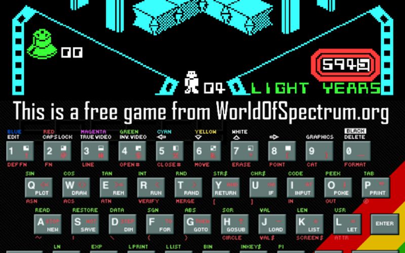 Qaop/JS: ZX Spectrum Emulator for your Browser – Old School Game Blog