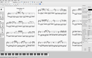 Old screenshot of MuseScore 3.0