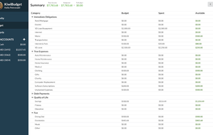 KiwiBudget screenshot 1