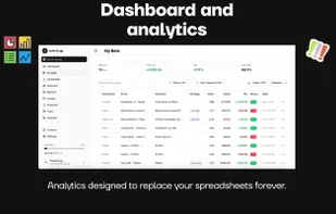 The Command Center: Replace messy spreadsheets with a clean, automated ledger of every bet you've placed.
