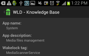 Wakelock Detector screenshot 1