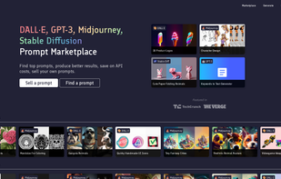 PromptBase screenshot 1