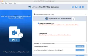 MacGater Outlook PST Converter screenshot 1