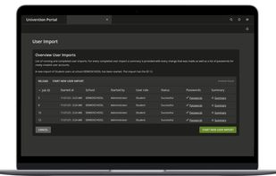 user import