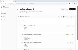 Flexible test creations