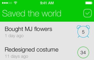 Recur - The Reverse To-Do List screenshot 1