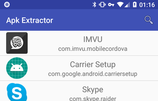 apkExtractor screenshot 1