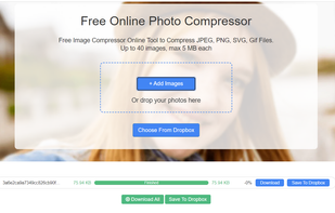 FoneDog Free Online Photo Compressor screenshot 1