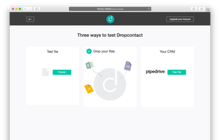 Dropcontact screenshot 1