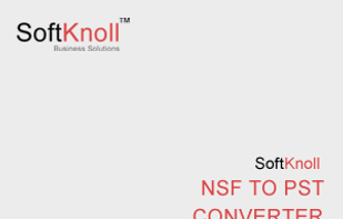 Softknoll NSF to PST Converter screenshot 1