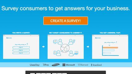 Survey consumers to get answers for your business.