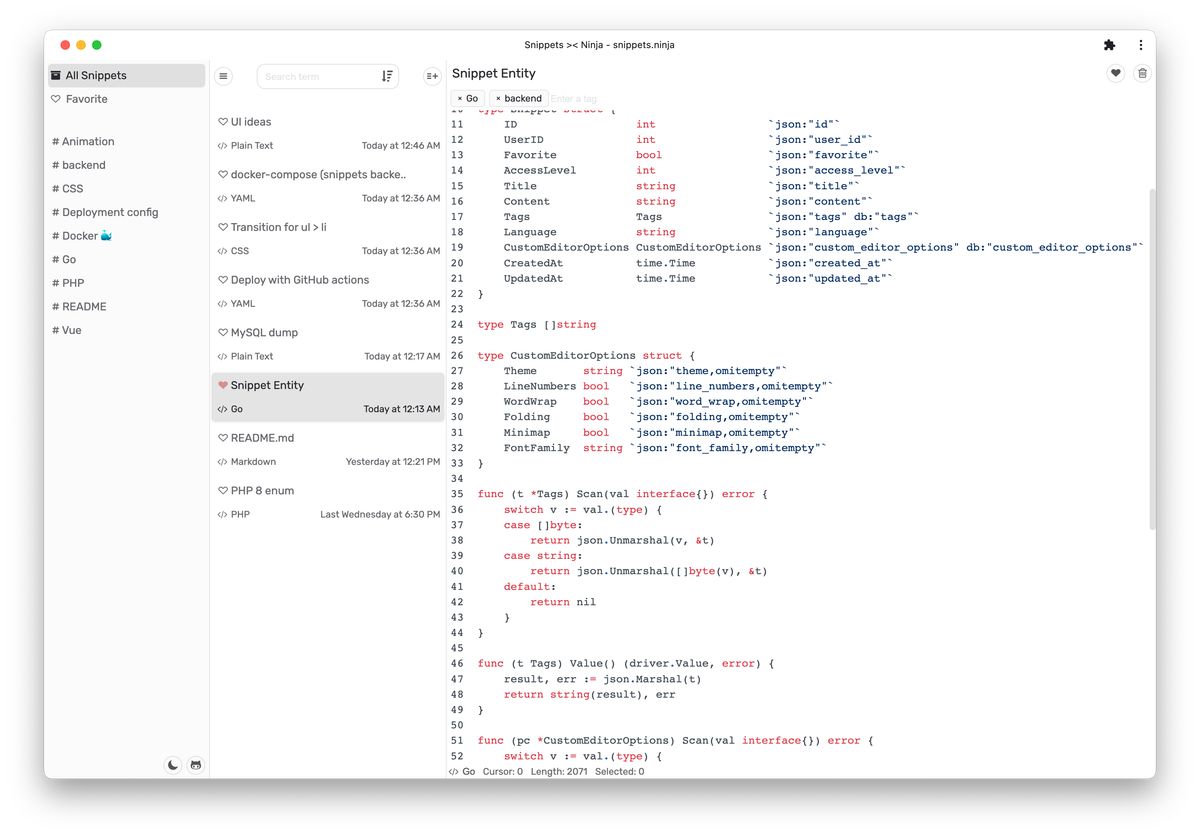 Snippets.Ninja Alternatives and Similar Apps / Services AlternativeTo