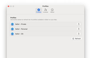 ProfileLauncher screenshot 1