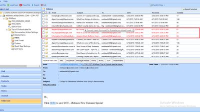 PCVITA Outlook PST Repair Tool screenshot 1