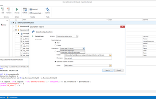 ApexSQL Decrypt screenshot 1