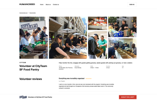 Humancreed.com screenshot 2