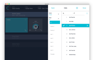 Preset search and selection