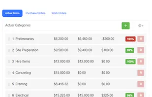 Buildxact screenshot 2