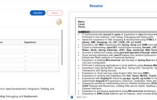 You can also click on the recommendations shared and check out the matching summary. This contains the details of how and why the profile was listed. 