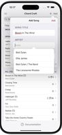 Find chord charts and lyrics quickly