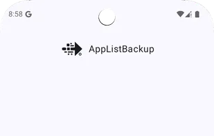 AppListBackup screenshot 1