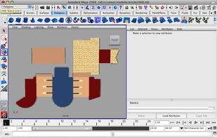 Unfolded church made with Dunreeb Cutout under Mac OSX, Maya 2008