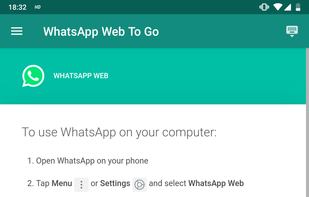 WhatsApp Web To Go screenshot 1