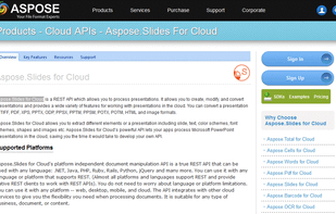Aspose.Slides for Cloud screenshot 1