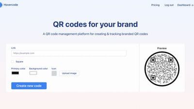 QR code Landing page