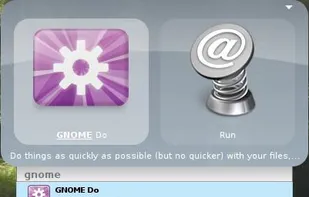 Gnome Do screenshot 1