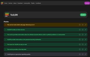 Website
Service details