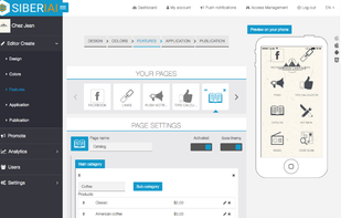 Siberian CMS screenshot 1