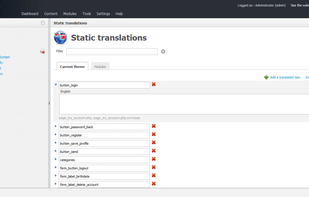Translation manager