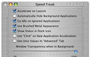 SpeedFreak Options