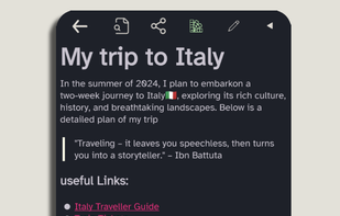 PocketMark screenshot 1