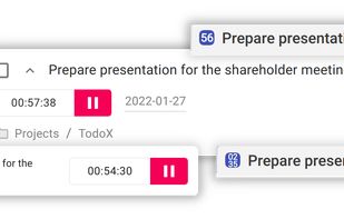 Many options for timers