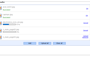 ApPHP AJAX File Uploader screenshot 1