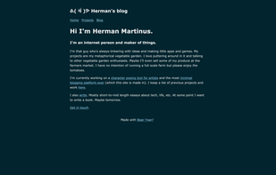 Bear Blog screenshot 1