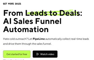 End-to-end sales funnel automation