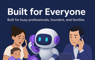 Demonstrates Graza.ai’s universal appeal — serving busy professionals, founders, and families — with no app, no learning curve, and no stress required.