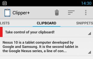 Clipper screenshot 1