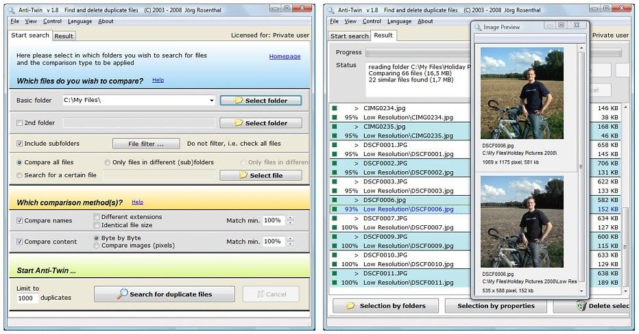 visipics duplicate photo finder