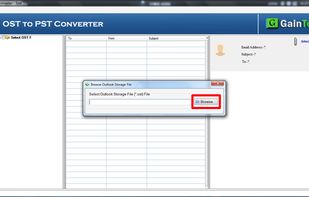 GainTools OST to MBOX Converter screenshot 1