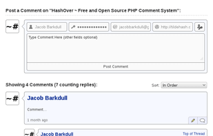 HashOver screenshot 1