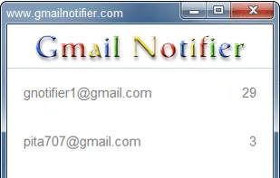 Gmail Notifier (gmailnotifier.com) screenshot 1