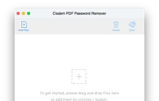 Cisdem PDF Password Remover screenshot 1