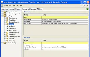 JConsole screenshot 2