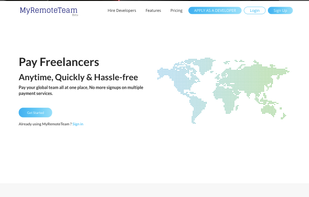 MyRemoteTeam Homepage